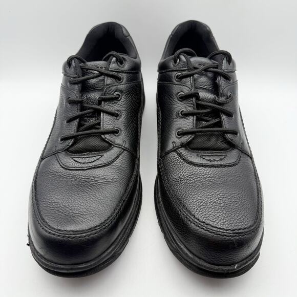 Rockport Mens World Tour Classic Lace Up Shoe US 15M EU 50 Black Leather EUC main image 8
